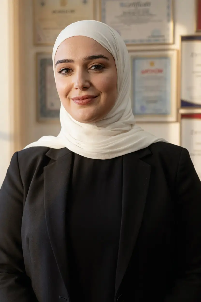 Amina Zulkarniyeva, Kosmetikmeisterin und Gründerin von Amina Kosmetik Wien